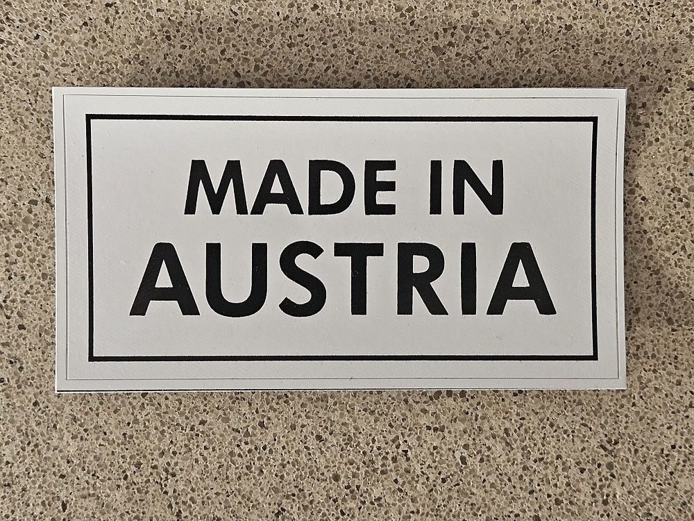 adesivo made in Austria