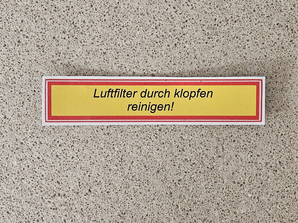 adesivo filtro aria Steyr