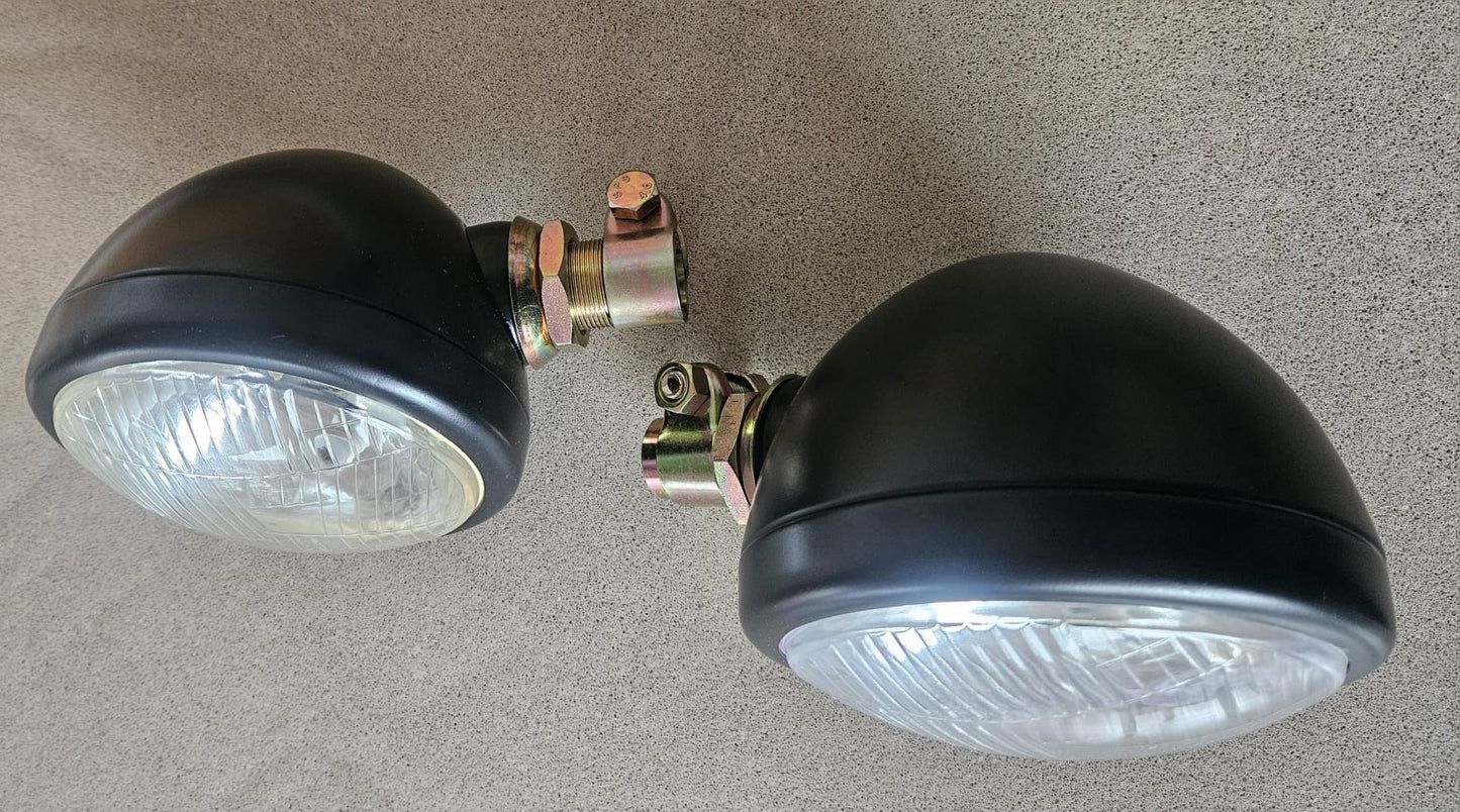 fanali anteriori 130 mm attacco a tubo laterale