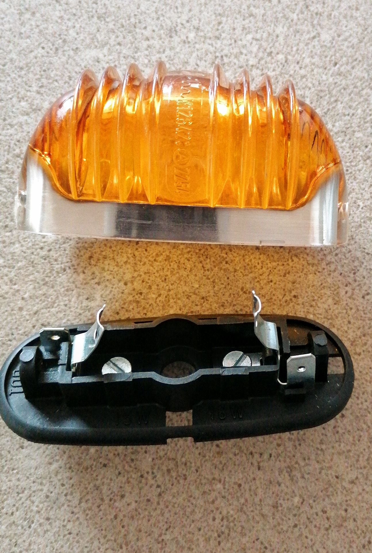 fanalini ovali arancio