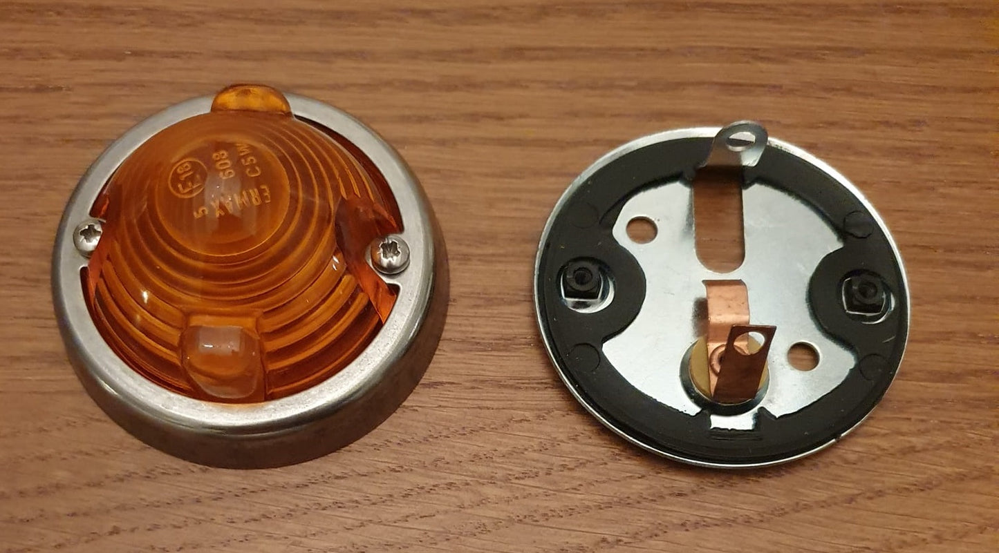 fanalini rotondi arancio