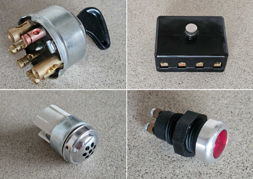 componenti elettrici da cruscotto